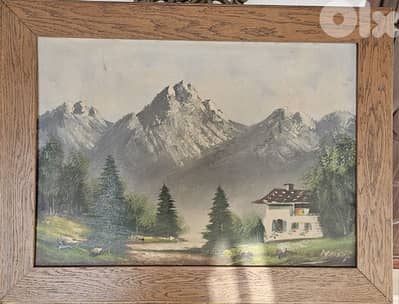 لوحة رسم زيتي