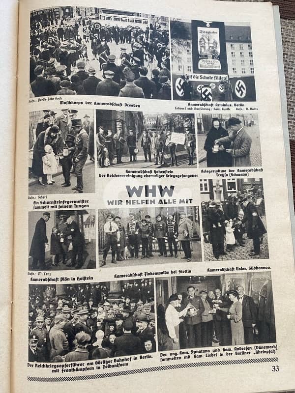 مجلة الماني نازي تحتوي مجموعة كبيرة من صور هتلر وقيادات نازية ١٩٣٧ 8