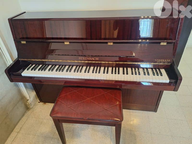 piano steinbach Germany 3 pedal tuning warranty like new 2
