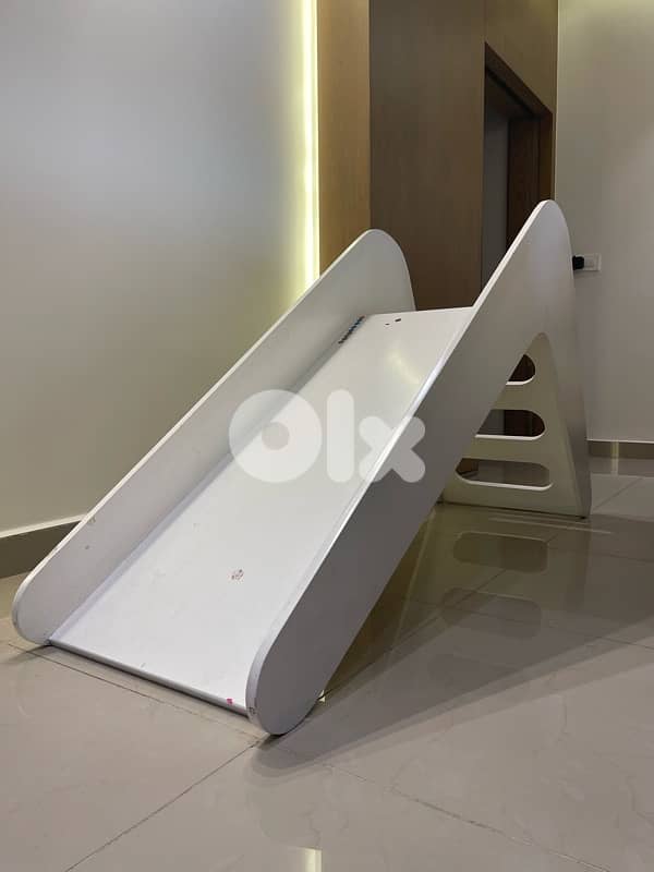 Kids Wooden Slide زحليطة خشب نوع ممتاز 0