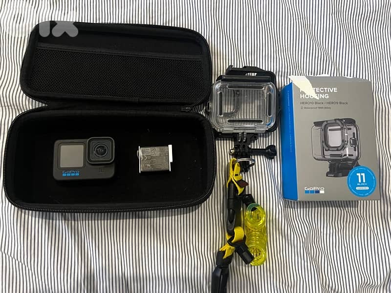 GoPro HERO11 Black with underwater case for scubadiving (used like new 0