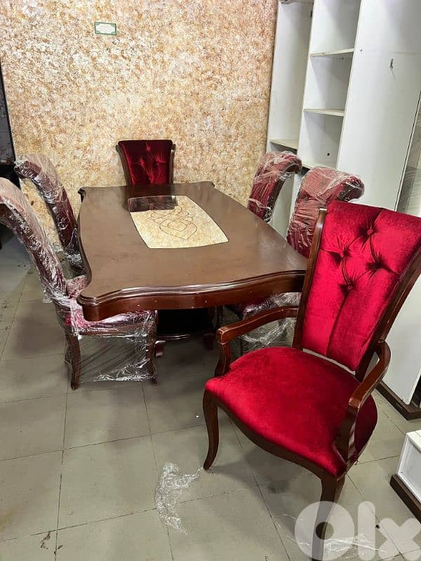 أوضة سفرة خشب زان مستعملة بحالة ممتازة 4