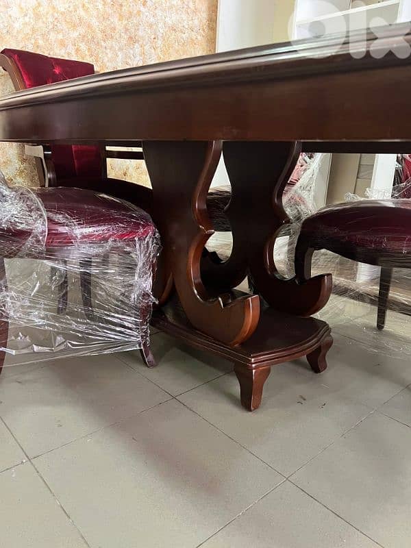 أوضة سفرة خشب زان مستعملة بحالة ممتازة 5