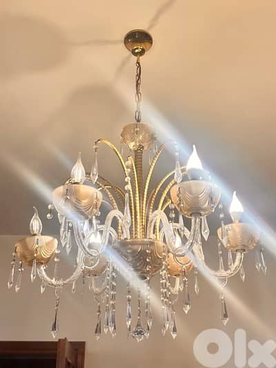 antique Gold chandelier