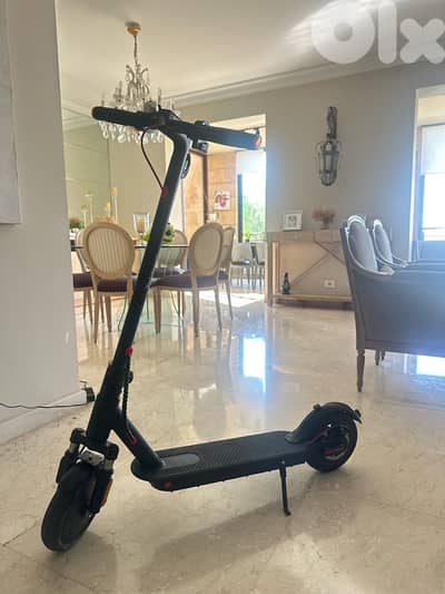 Electric scooter 350 W motor with front suspension