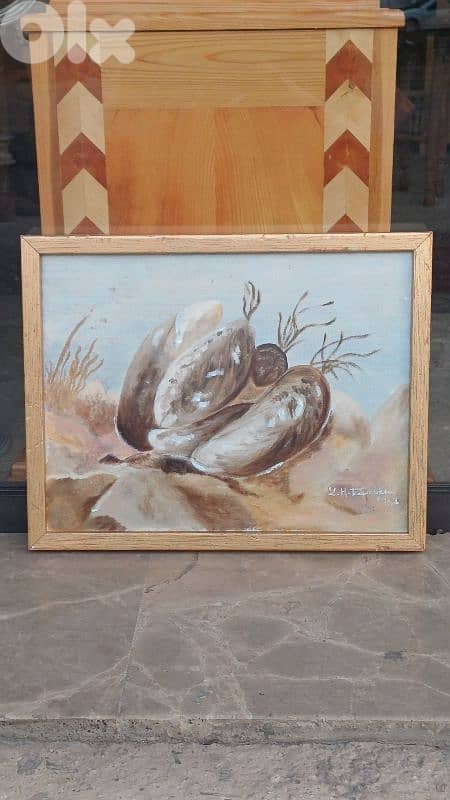 لوحة رسم زيتي اوروبية 1