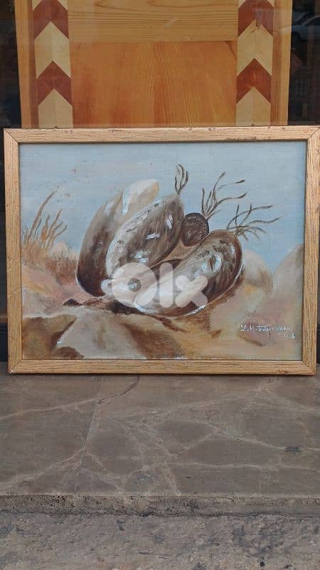 لوحة رسم زيتي اوروبية 2