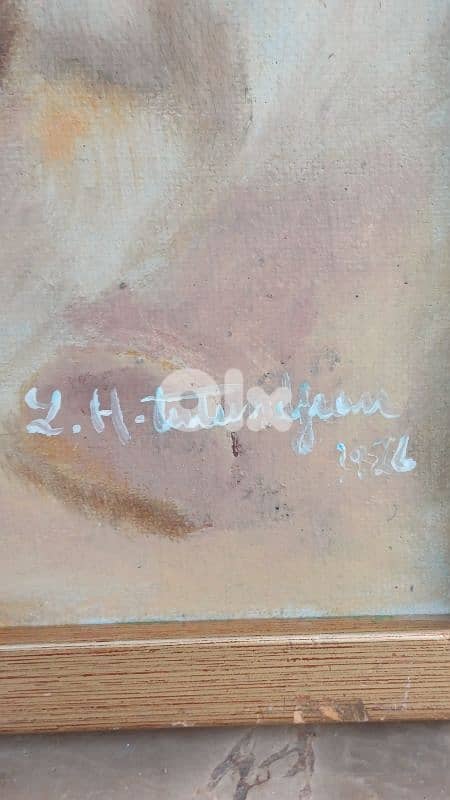 لوحة رسم زيتي اوروبية 6