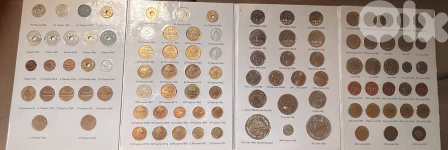 Rare lebanese coins collection