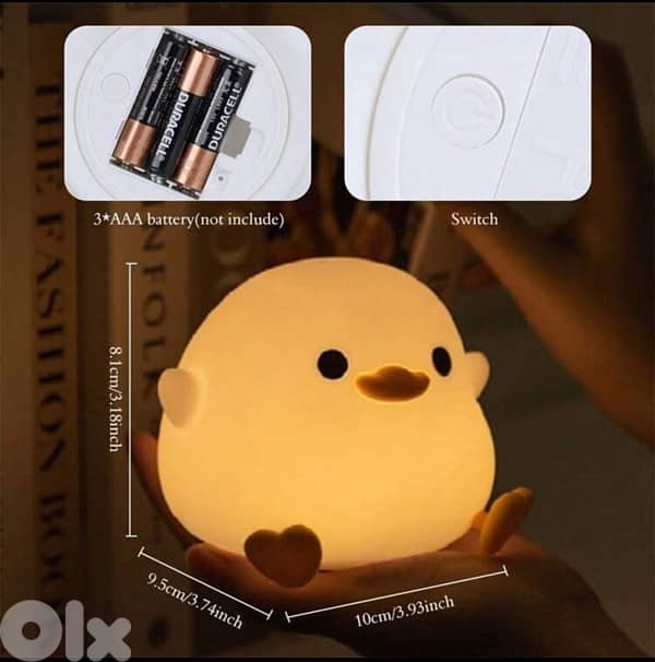 Soft silicon duck lamp night light 2