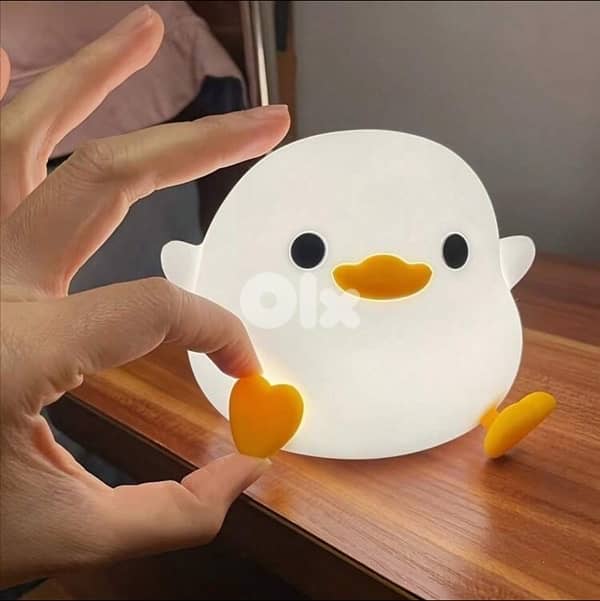 Soft silicon duck lamp night light 3