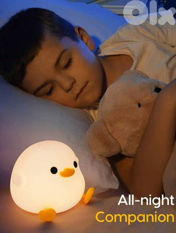 Soft silicon duck lamp night light 5