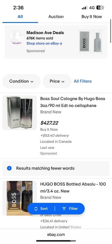 The rare HUGO BOSS SOUL 2