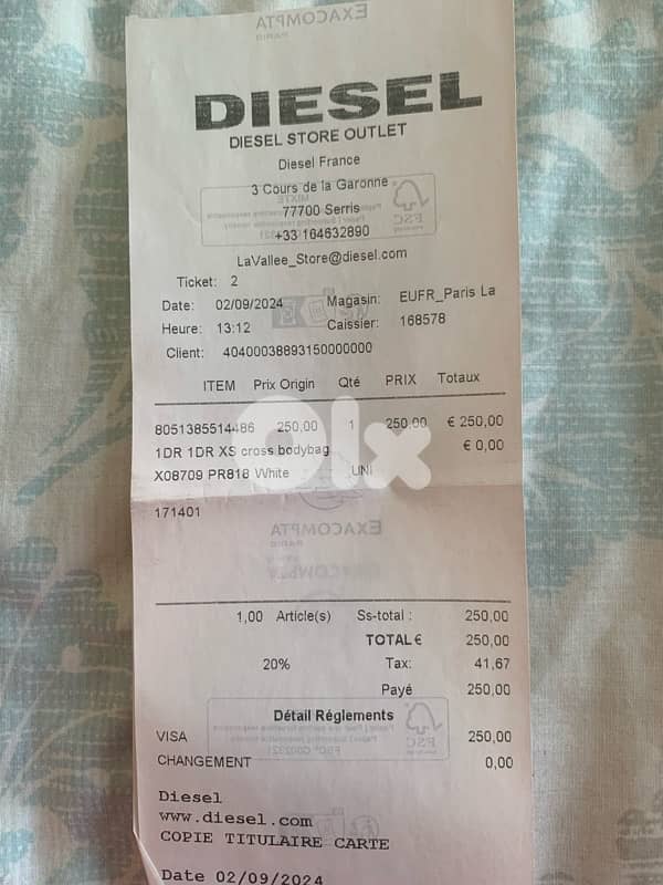 Mini handbag Diesel authentic 6