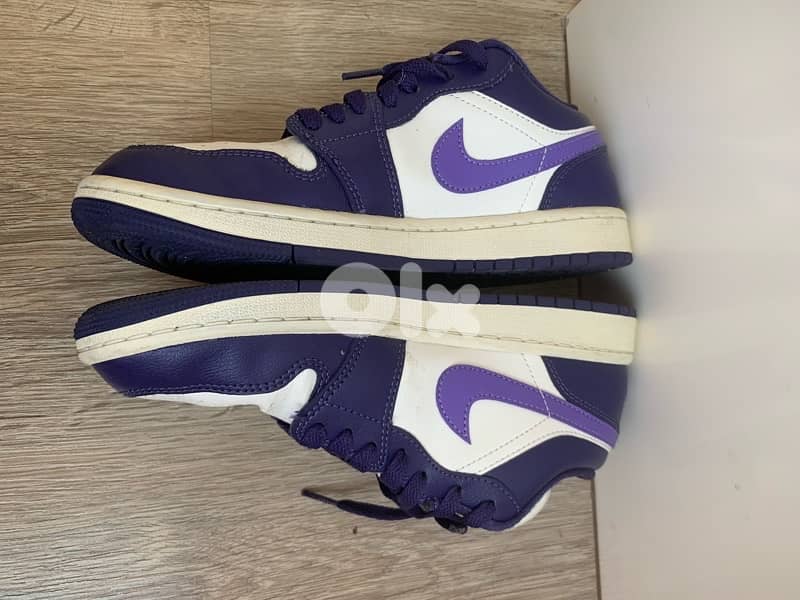 Jordan 1 Low Sky J purple authentic 0