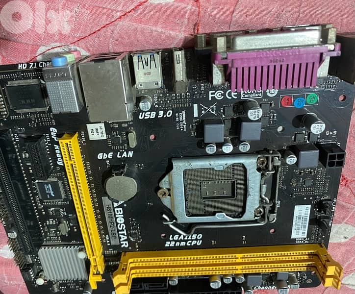 بورد BIOSTAR H81MHP2-LSP + رام 4GB DDR3 4