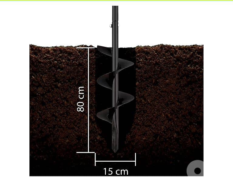 parkside مثقاب يدوي للحديقة Manual garden auger 3