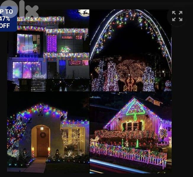 Yassen 300 LED icicle lights, icicle fairy lights/4$ delivery 5
