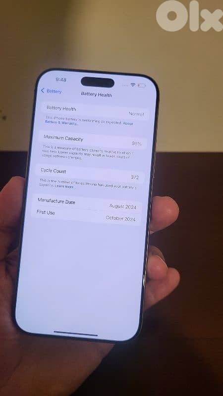 16 pro max 256g 95% 2