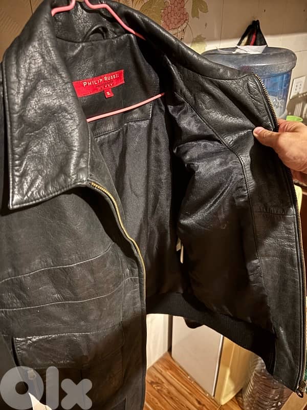 Philip Russel Real Leather Jacket 1