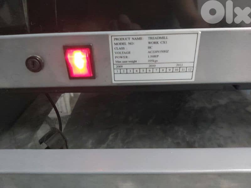 Treadmill- almost new 6