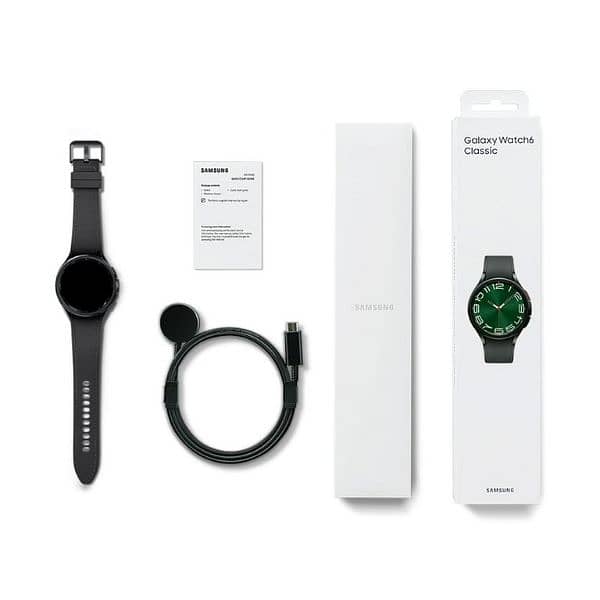 Samsung galaxy watch 6 classic + 2 free straps 0