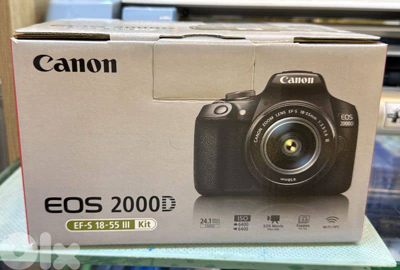 Canon Camera EOS 2000D EF-S 18-55 III Kit 0