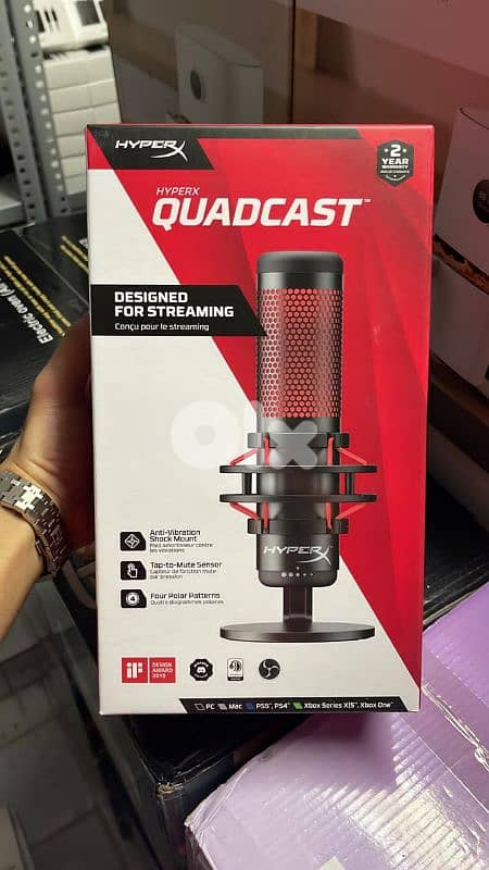 Hyperx Quadcast designed for streaming 0