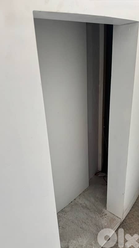 Modern Curved Display Stand with LED Lights – $220 2