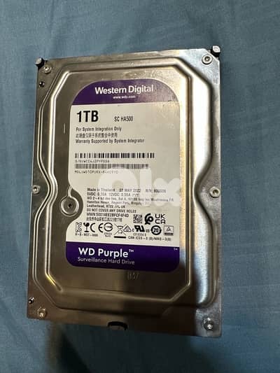 Hd purple 1Tb hdd