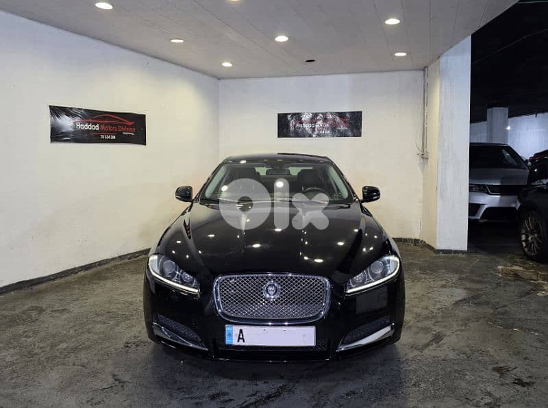 2012 Jaguar XF V6 Black/Black 58000 Km Company Source & Maintenance 0