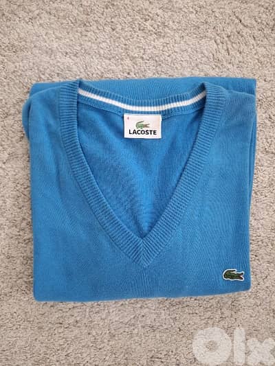 Pull over Lacoste Original size L 100% cotton