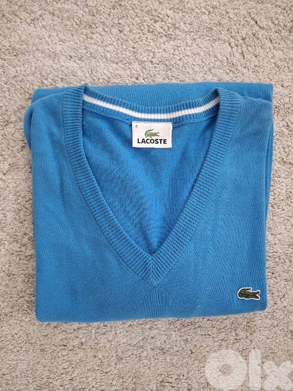 Pull over Lacoste Original size L 100% cotton 0