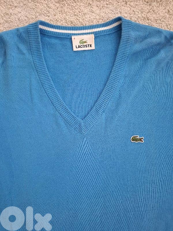 Pull over Lacoste Original size L 100% cotton 2