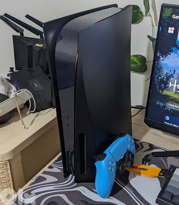 PS5 BLACK WITH 3 GAMES 2