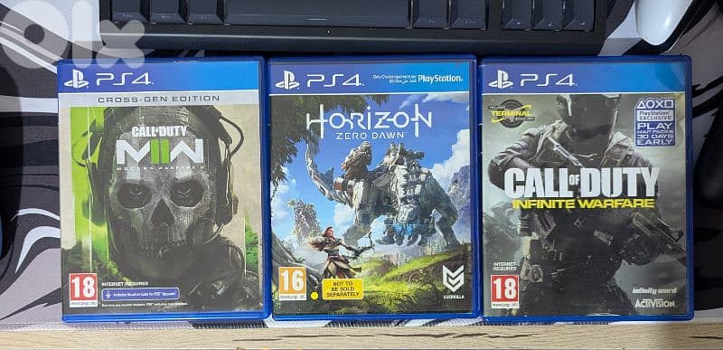 PS5 BLACK WITH 3 GAMES 6