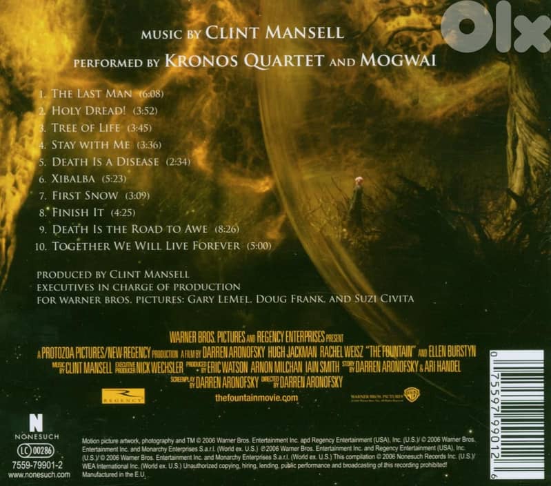 The Fountain (Soundtrack) 1