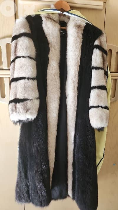 real fur coat