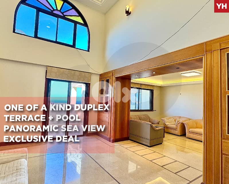 Duplex- Terrace + Pool Panoramic sea view- HALAT REF#YH128172 0