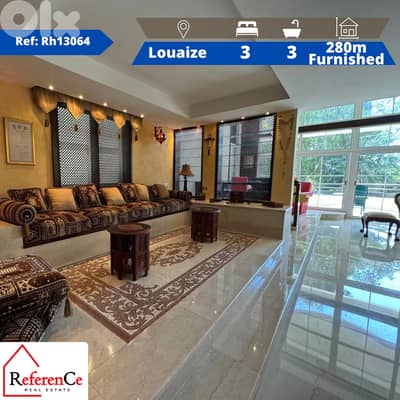 Furnished apartment in Louaizeh for rent شقة مفروشة للإيجار في اللويزة