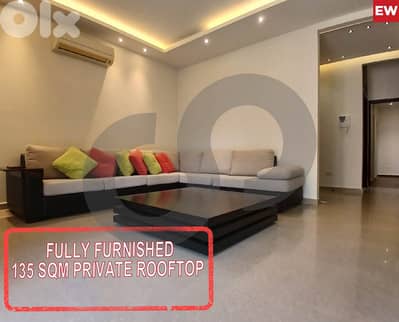 FULLY FURNISHED - 135 SQM PRIVATE ROOFTOP - Adonis REF#EW125630