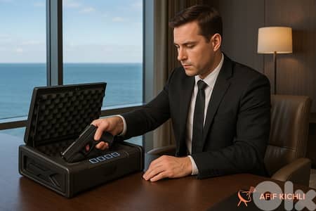 Pistol Safe Box with Fingerprint