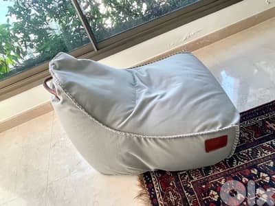 New blue gray bean bag to go!