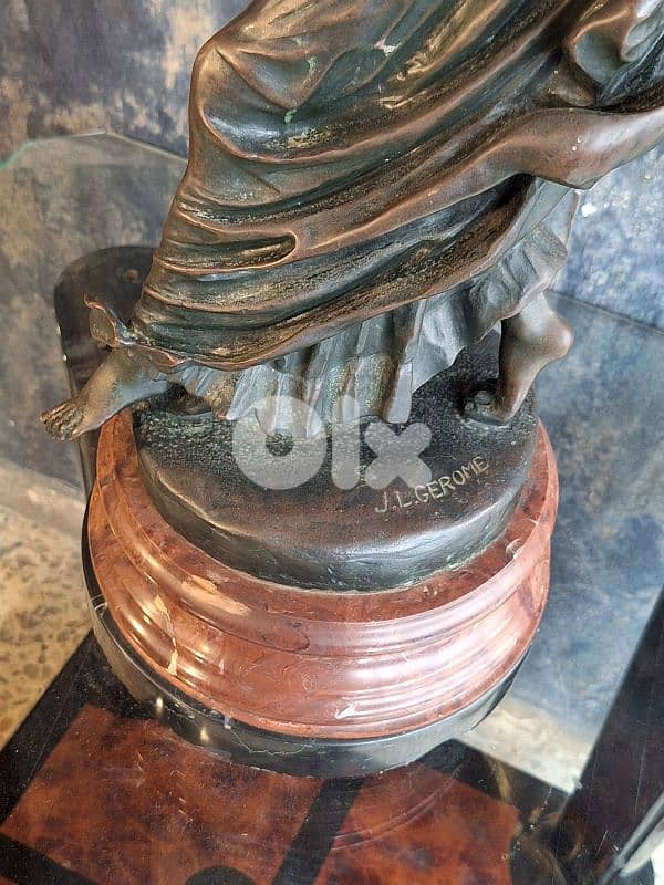 J. L. GEROME bronze french statue 4