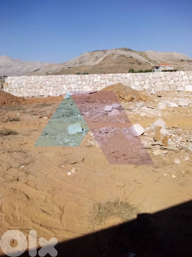 2600m2 Flat land +mountain view 4sale in Zaarour -أرض للبيع في الزعرور 1