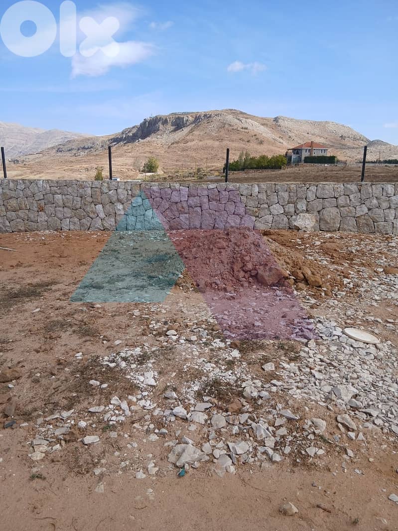 2600m2 Flat land +mountain view 4sale in Zaarour -أرض للبيع في الزعرور 3