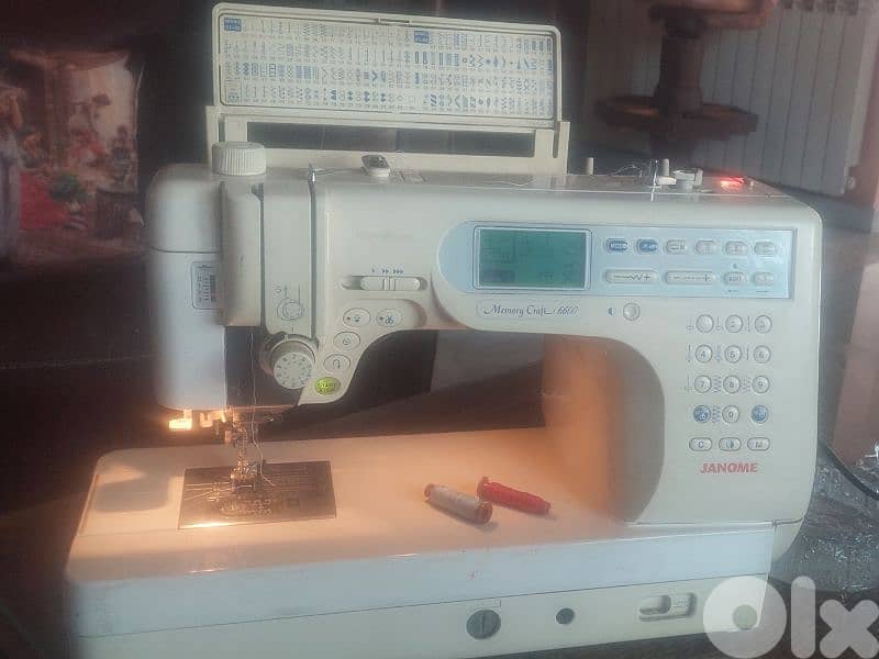 مكنة خياطة janome memory craft 6600 0