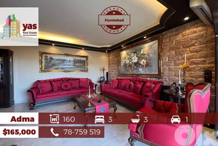 Adma 160m2 | Partial View | Modern | Furnished Flat | Catch | EH/IV