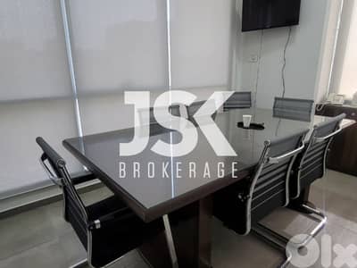 L19666 - Furnished Office For Rent In A Business Center in Horsh Tabet