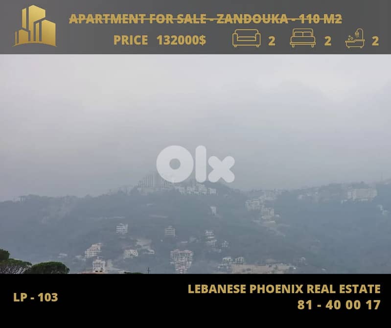 ESKEN 110 Sqm apartment for sale in Zandouka with open mountains view. 0